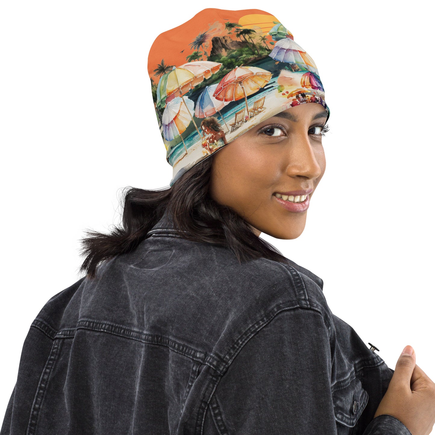 All-Over Print Beanie