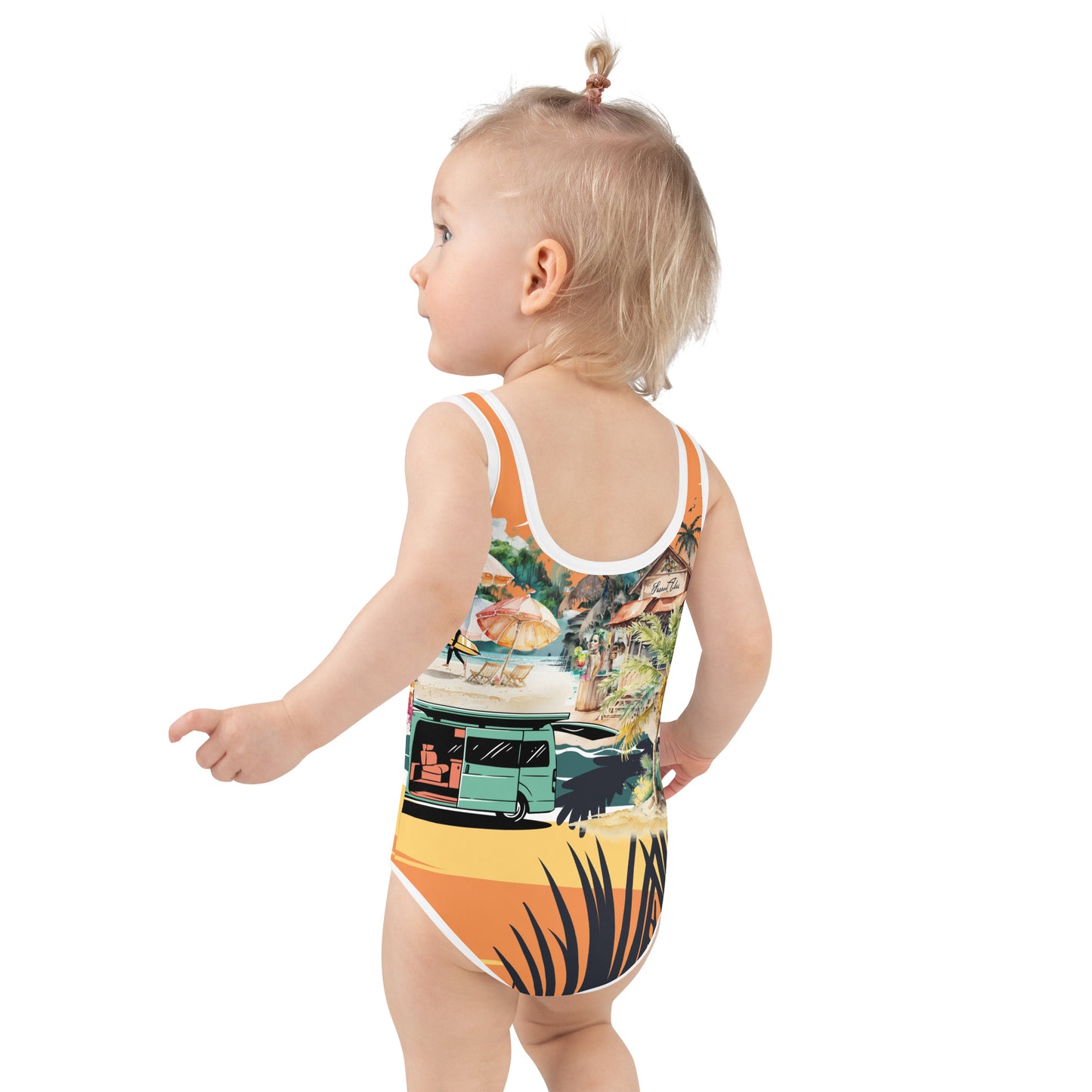 All-Over Print Kids Swimsuit