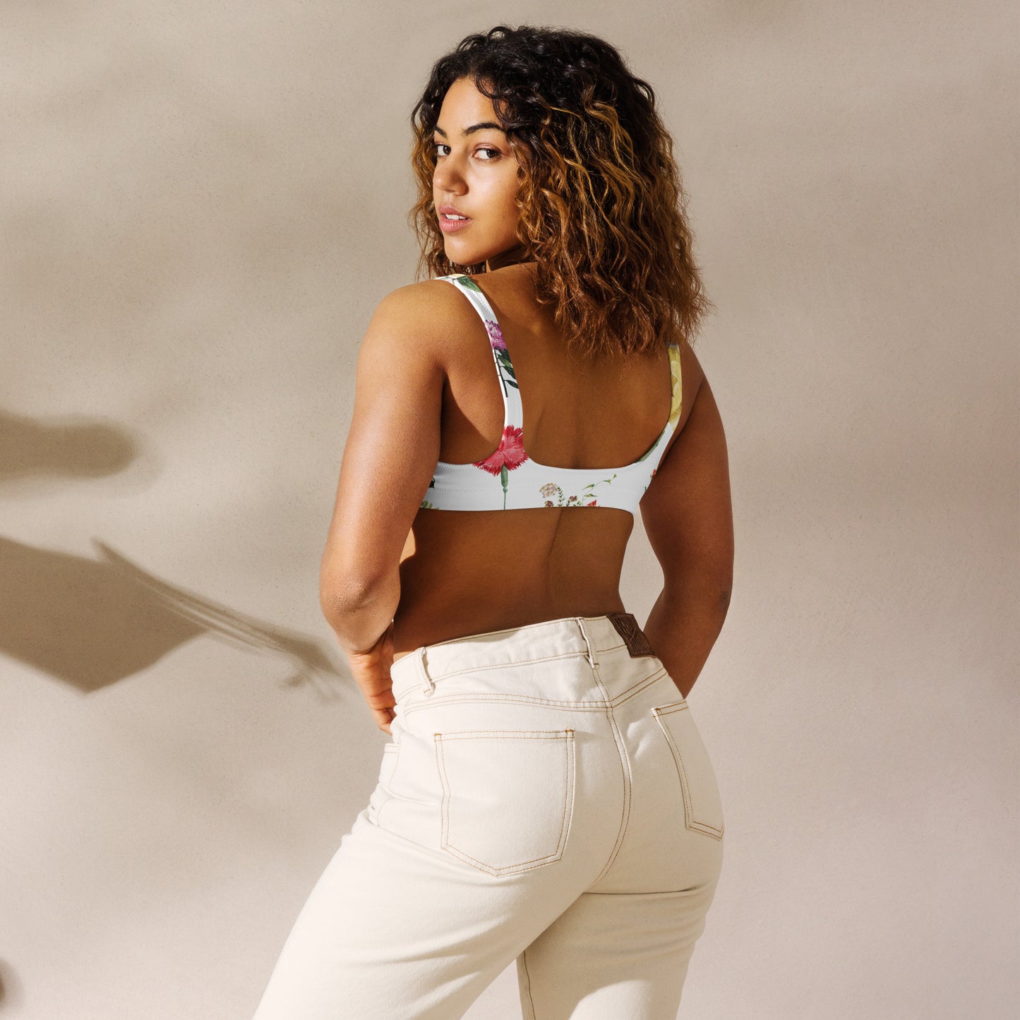 Recycled padded bikini top