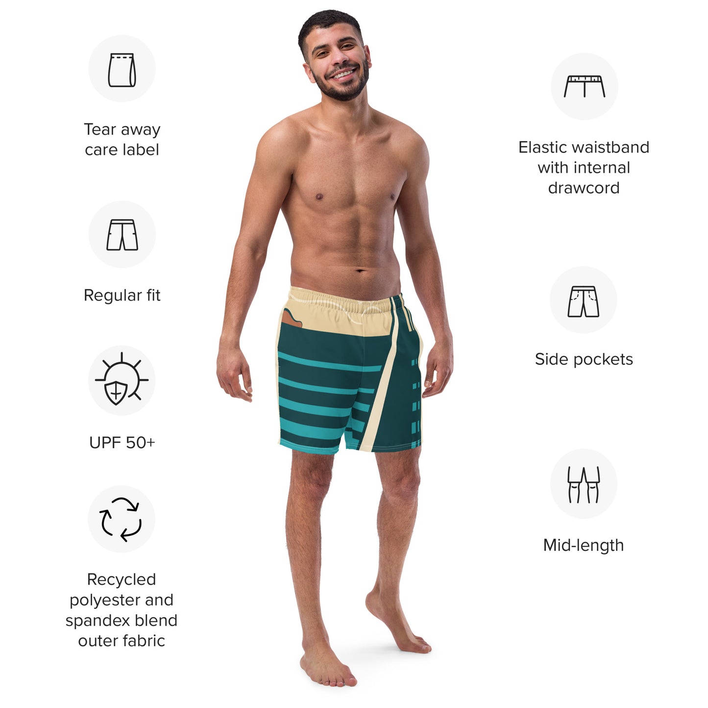 Men's swim trunks
