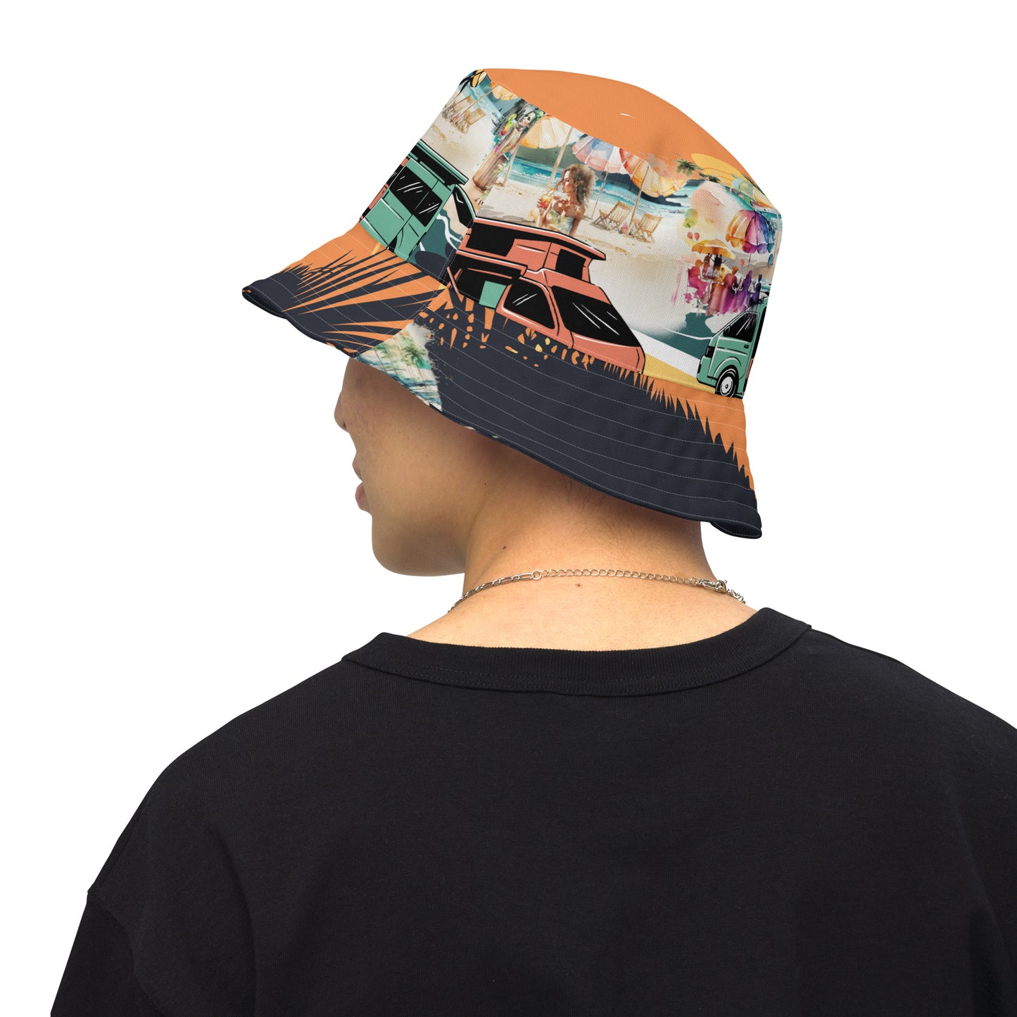 Reversible bucket hat