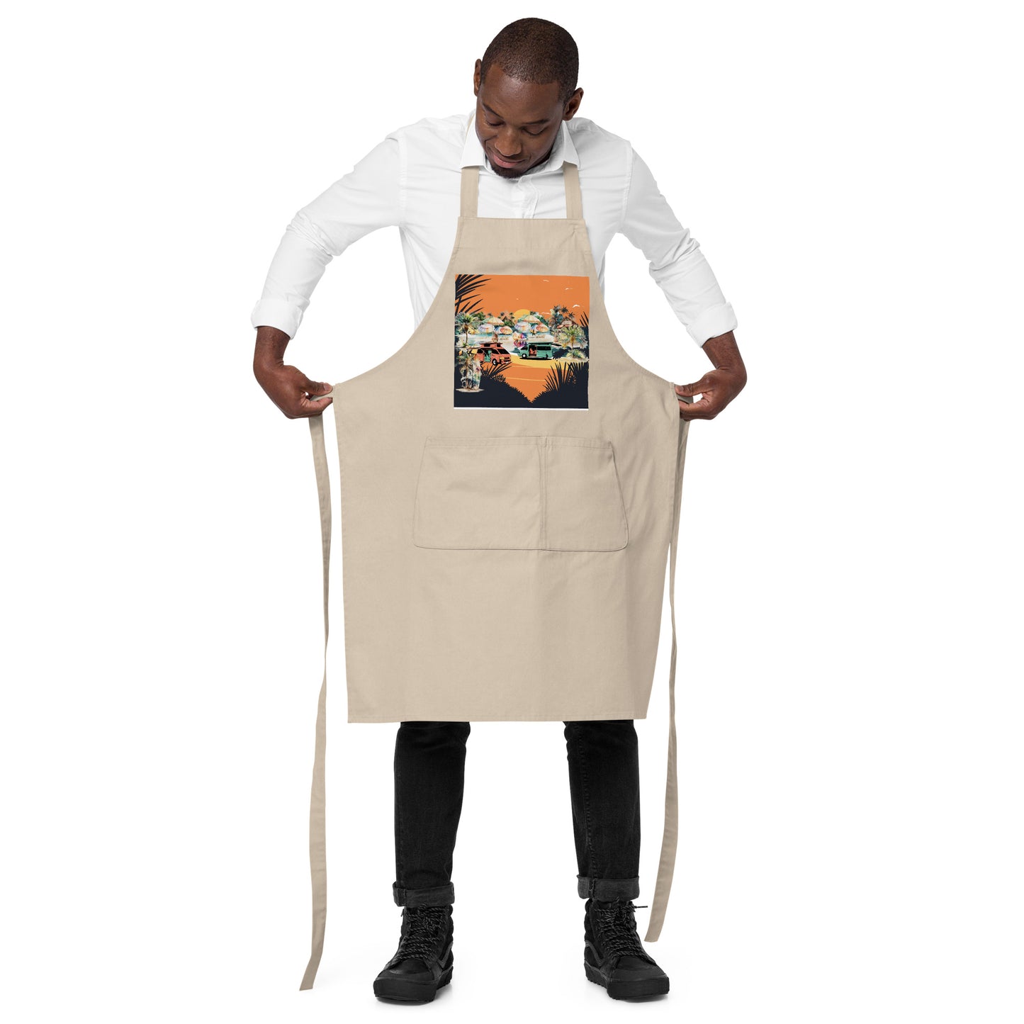 Organic cotton apron
