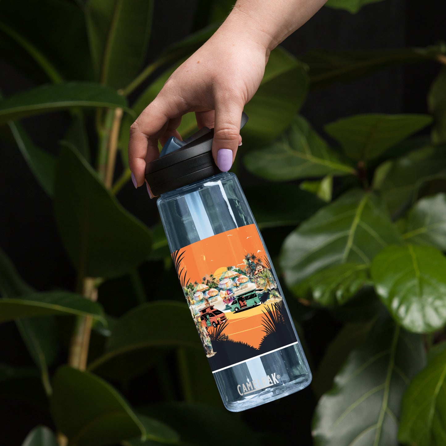 Sports water bottle
