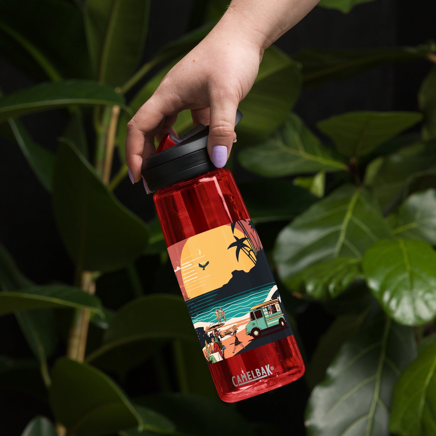 Sports water bottle
