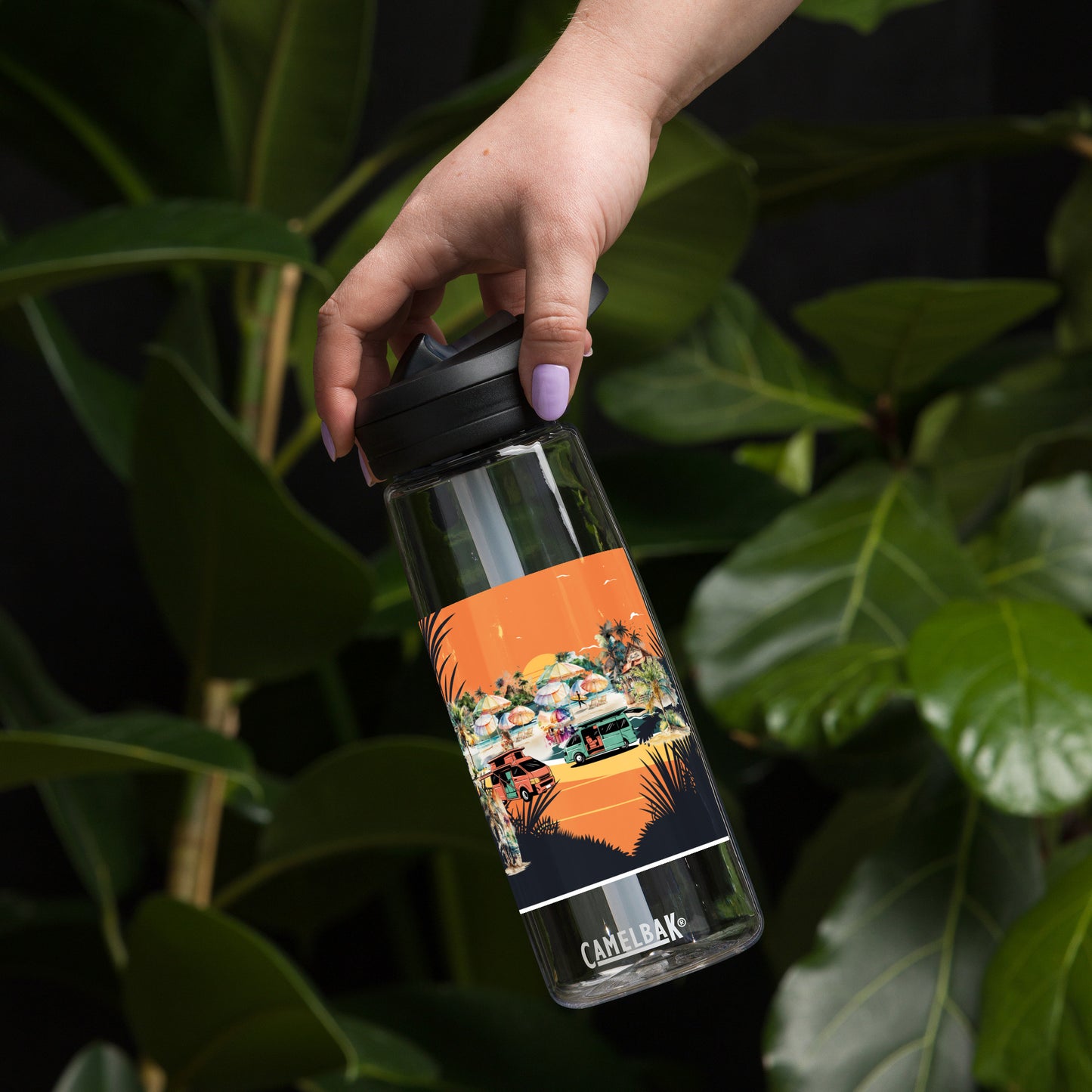 Sports water bottle