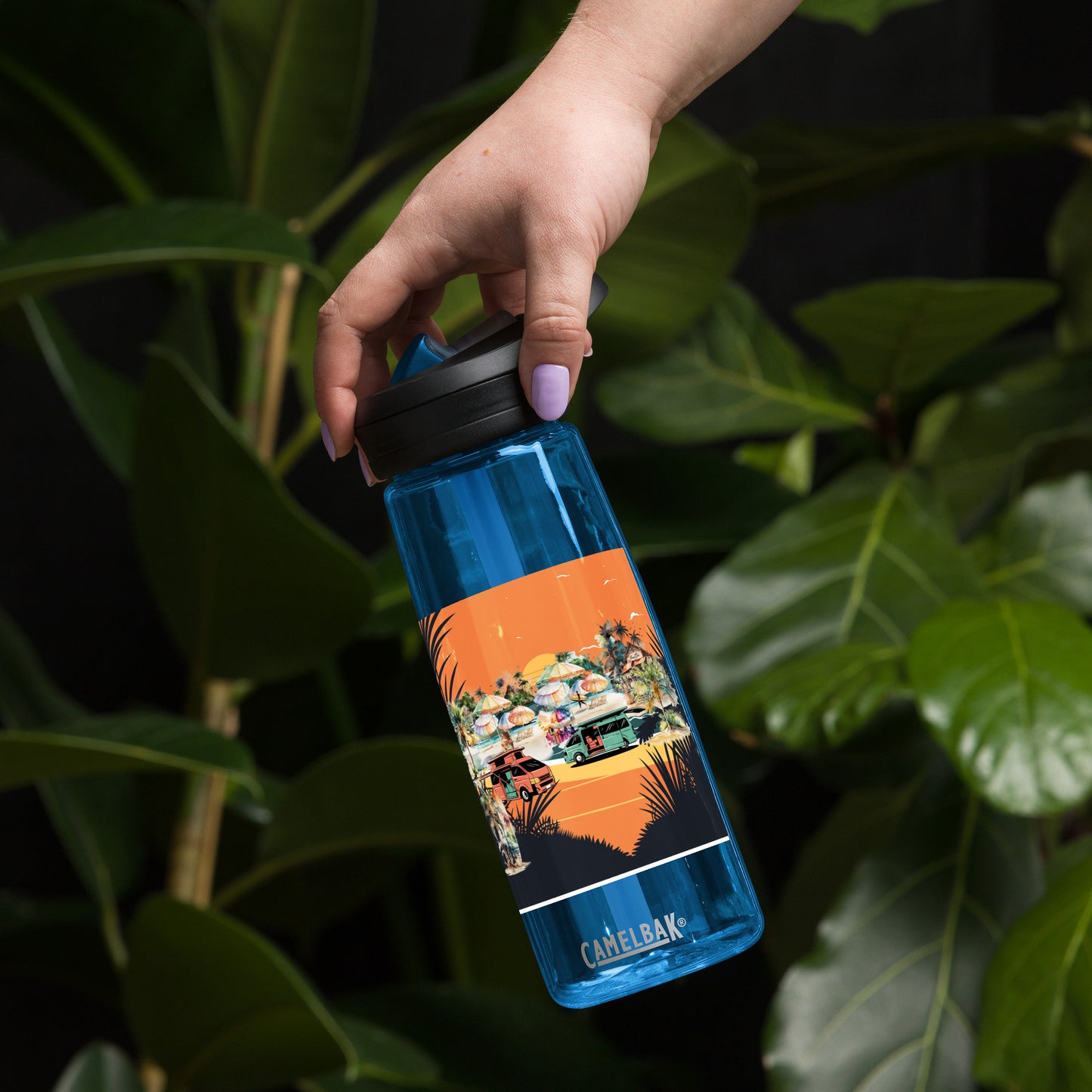 Sports water bottle
