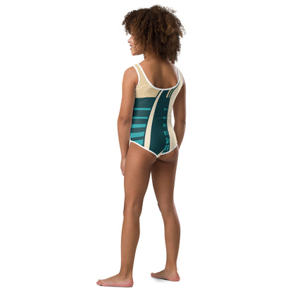All-Over Print Kids Swimsuit