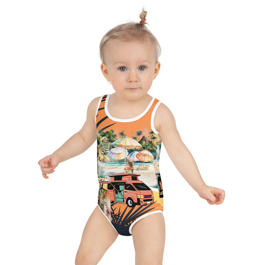 All-Over Print Kids Swimsuit