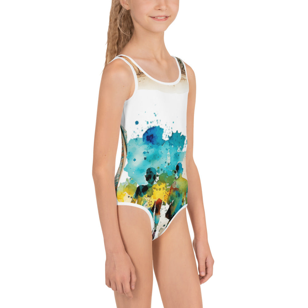 All-Over Print Kids Swimsuit