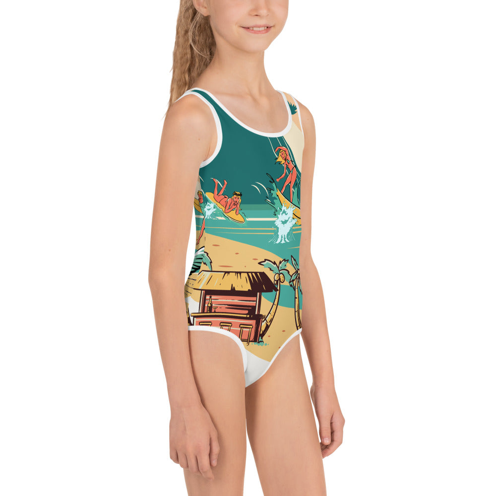 All-Over Print Kids Swimsuit