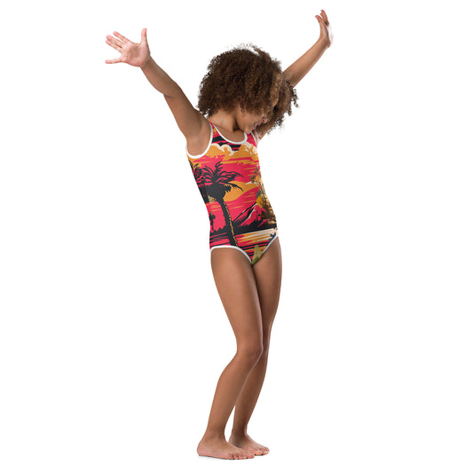 All-Over Print Kids Swimsuit