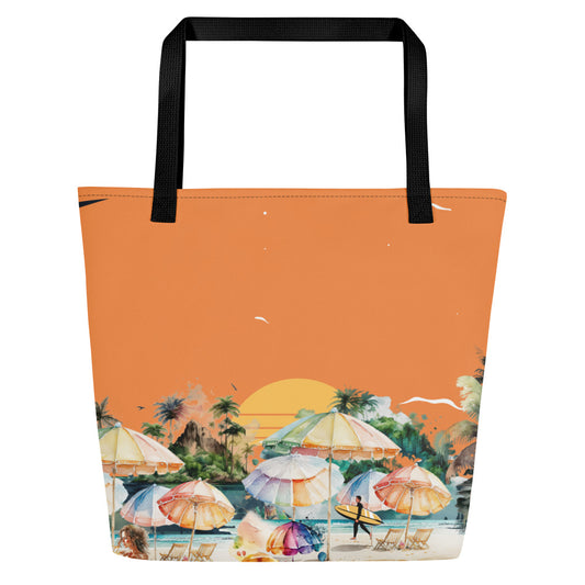 All-Over Print Large Tote Bag