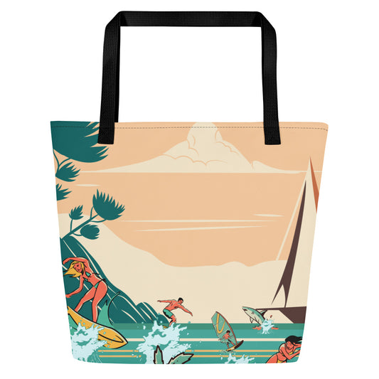 All-Over Print Large Tote Bag