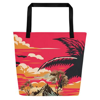 All-Over Print Large Tote Bag