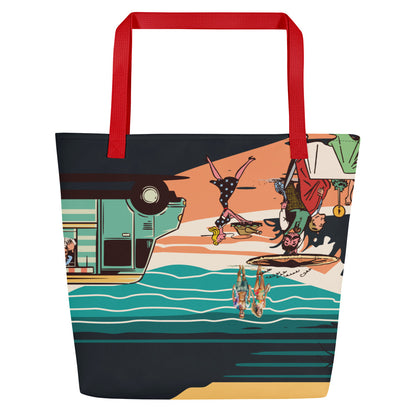 All-Over Print Large Tote Bag