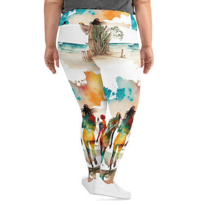 All-Over Print Plus Size Leggings