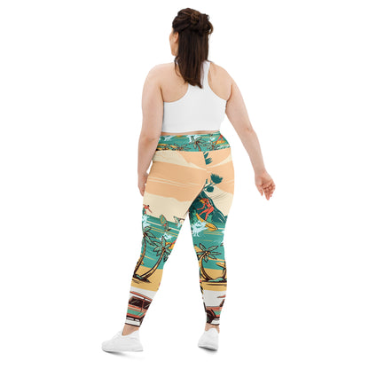 All-Over Print Plus Size Leggings
