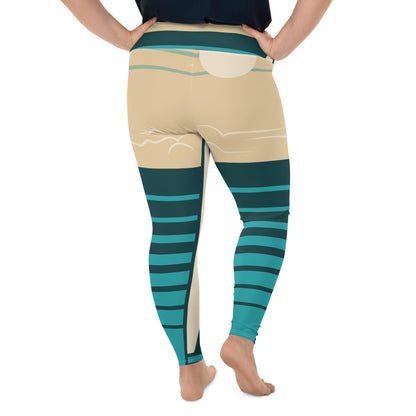 All-Over Print Plus Size Leggings