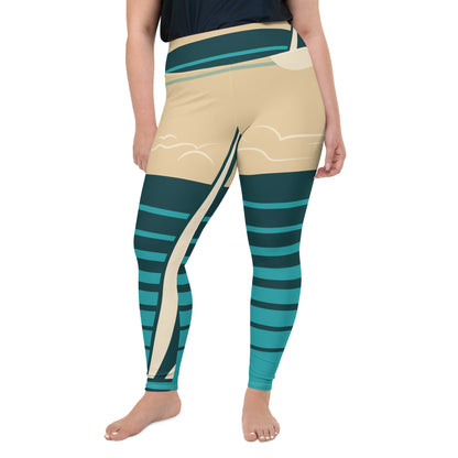 All-Over Print Plus Size Leggings