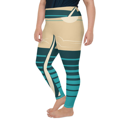 All-Over Print Plus Size Leggings