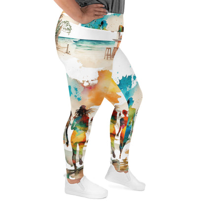All-Over Print Plus Size Leggings