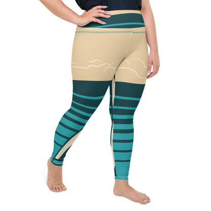 All-Over Print Plus Size Leggings