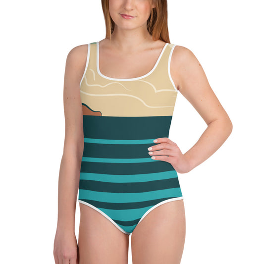 All-Over Print Youth Swimsuit