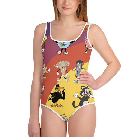 All-Over Print Youth Swimsuit