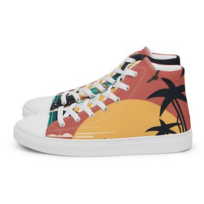 Men’s high top canvas shoes