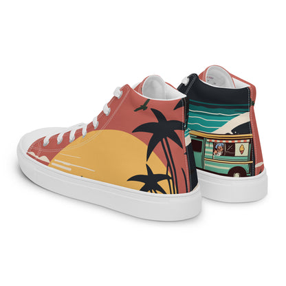Men’s high top canvas shoes