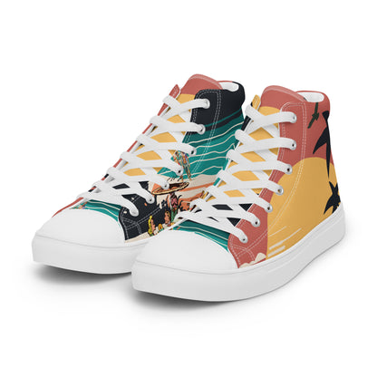 Men’s high top canvas shoes