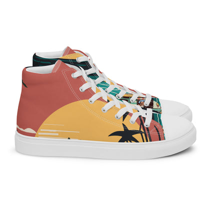 Men’s high top canvas shoes